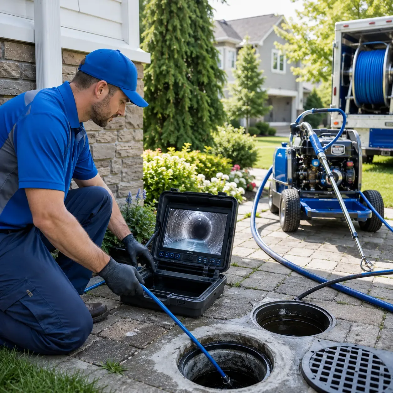 Outdoor drain cleaning professionals serving Port Washington, OH